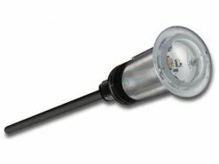 J&J Electronics ColorSplash VU Nicheless RGB-W Series LED Pool And Spa Light Fixture | 8W 12V 30' Cord | LPL-R1CW-12-30 25008