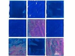 National Pool Tile Equinox 2x2 Glass | Dark Blue | EQX-MIDNIGHT2X2