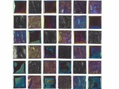 National Pool Tile Equinox 1x1 Glass Tile | Multicolor | EQX-AURORA