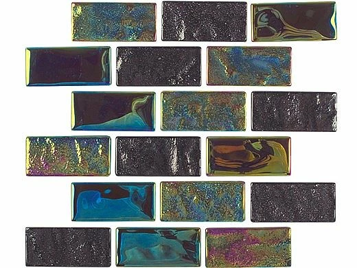 National Pool Tile Equinox 1x2 Glass Tile | Multicolor | EQX-AURORA1X2 6 National Pool Tile Equinox 1x2 Glass Tile | Multicolor | EQX-AURORA1X2 - Image 4