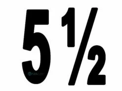 Depth Marker 5" Frost Proof Tile | 5 1/2 Non-Skid | DM52-1055