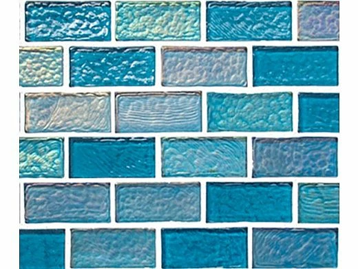 National Pool Tile Sea Ice Series 1x2 Glass Tile | Lagoon | ICE-LAGOON1X2 5 National Pool Tile Sea Ice Series 1x2 Glass Tile | Lagoon | ICE-LAGOON1X2 - Image 3