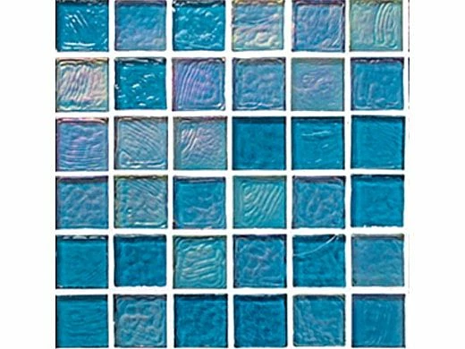 National Pool Tile Sea Ice Series 1x1 Glass Tile| Lagoon | ICE-LAGOON 4 National Pool Tile Sea Ice Series 1x1 Glass Tile| Lagoon | ICE-LAGOON - Image 2
