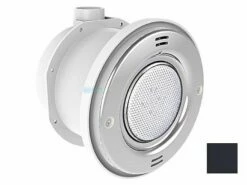 A&A Manufacturing QuikBrite Adjustable Angle White LED Pool And Spa Light | 12V 50' Cord | Black Trim Plate | 579622