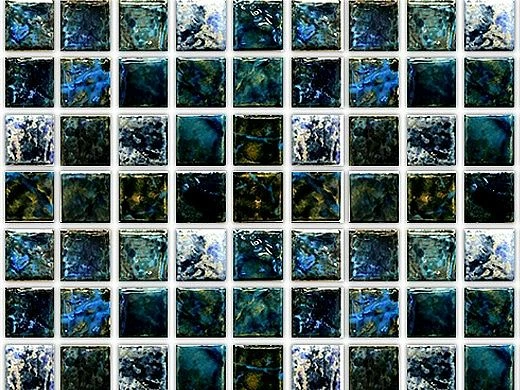Fujiwa Tile SAGA Series 1x1 | Blue Blend | SAGA-112 4 Fujiwa Tile SAGA Series 1x1 | Blue Blend | SAGA-112 - Image 2