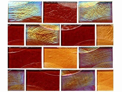 National Pool Tile Sea Ice Series 2x3 Glass Tile | Amber | ICE-AMBER2X3 3 National Pool Tile Sea Ice Series 2x3 Glass Tile | Amber | ICE-AMBER2X3