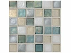 National Pool Tile Boutique Oceanside Mini Blend Glass Tile | Cascade | OCN-CASCADE MINI