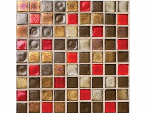 National Pool Tile Boutique Oceanside Mini Blend Glass Tile | Ember | OCN-EMBER MINI 4 National Pool Tile Boutique Oceanside Mini Blend Glass Tile | Ember | OCN-EMBER MINI - Image 2