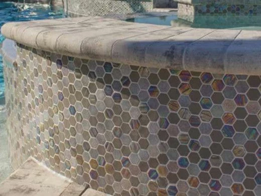 National Pool Tile Starburst Border Glass Tile | Smoke Gray | STA-SMOKE BDR 5 National Pool Tile Starburst Border Glass Tile | Smoke Gray | STA-SMOKE BDR - Image 3