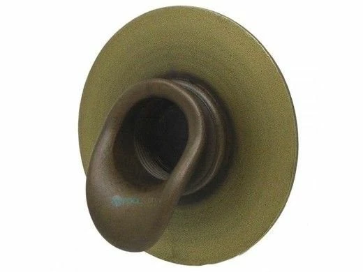 Black Oak Foundry Short Scupper With Round Backplate | Oil Rubbed Bronze Finish | S65-ORB | S69-ORB Round 6 Black Oak Foundry Short Scupper With Round Backplate | Oil Rubbed Bronze Finish | S65-ORB | S69-ORB Round - Image 4