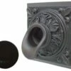 Black Oak Foundry Square Short Oak Leaf Scupper | Oil Rubbed Bronze Finish | S61-ORB Square -Hayward Shop 174336 0 201967164844