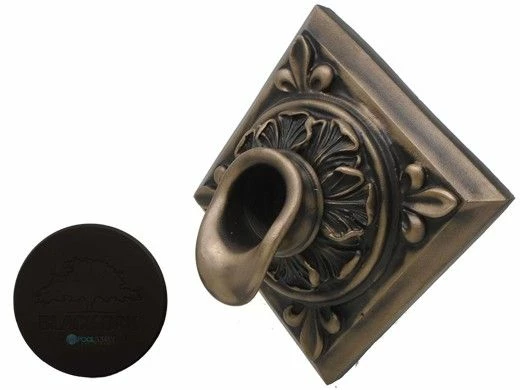 Black Oak Foundry Diamond Short Oak Leaf Scupper | Oil Rubbed Bronze Finish | S61-ORB Diamond 3 Black Oak Foundry Diamond Short Oak Leaf Scupper | Oil Rubbed Bronze Finish | S61-ORB Diamond