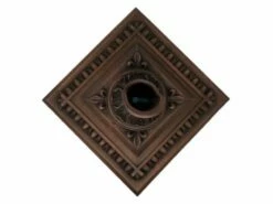 Black Oak Foundry Diamond Apollo Backplate With Oak Leaf Scupper | Oil Rubbed Bronze Finish | S53-ORB 12 Black Oak Foundry Diamond Apollo Backplate With Oak Leaf Scupper | Oil Rubbed Bronze Finish | S53-ORB -Hayward Shop 174379 0 2019610174826