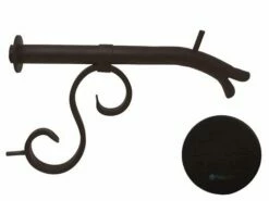 Black Oak Foundry Small Courtyard Spout With Mini Backplate | Oil Rubbed Bronze Finish | S7510-ORB | S7511-ORB
