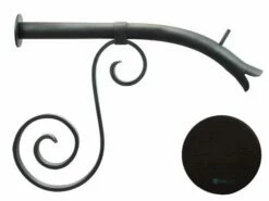 Black Oak Foundry Large Courtyard Spout With Mini Backplate | Oil Rubbed Bronze Finish | S7610-ORB | S7611-ORB