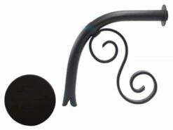 Black Oak Foundry Large Droop Spout With Mini Backplate | Oil Rubbed Bronze Finish | S7710-ORB | S711-ORB