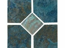 National Pool Tile Coral 6x6 Deco Tile | Teal | CRL-TEAL DECO GL
