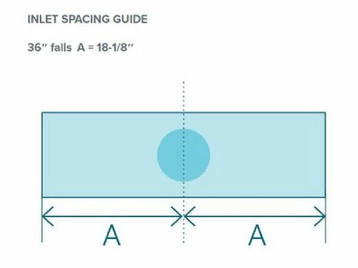 Natural Wonders Classic 36" Waterfall With | 1" Lip Bottom Port | White | 25576-320-000 6 Natural Wonders Classic 36" Waterfall With | 1" Lip Bottom Port | White | 25576-320-000 - Image 4