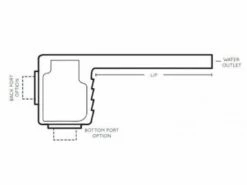 Natural Wonders Classic 72" Waterfall With | 1" Lip Back Port | White | 25577-620-000 27 Natural Wonders Classic 72" Waterfall With | 1" Lip Back Port | White | 25577-620-000 -Hayward Shop 178302 0 2020116174242