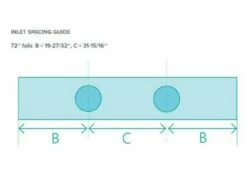 Natural Wonders Classic 72" Waterfall With | 1" Lip Back Port | White | 25577-620-000 21 Natural Wonders Classic 72" Waterfall With | 1" Lip Back Port | White | 25577-620-000 -Hayward Shop 178302 0 202011617434