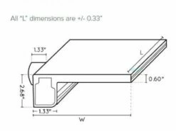 Natural Wonders Classic 24" Waterfall With 1" Lip Bottom Port | White | 25576-220-000 -Hayward Shop 179062 0 20203993731