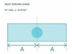 Natural Wonders 12" Streamfall With 6" Lip Back Port | White | 25588-130-000 -Hayward Shop 179088 0 2020310134757