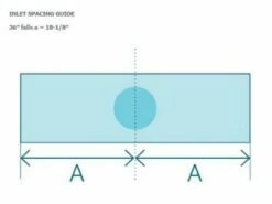 Natural Wonders 36" Streamfall With 6" Lip Back Port | White | 25588-330-000 -Hayward Shop 179136 0 202031216385