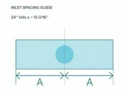 Natural Wonders 24" Rainfall With 6" Lip Back Port | White | 25587-230-000 -Hayward Shop 179208 0 202031911529
