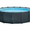 Intex Graphite Gray Panel Pools Above Ground Pool Package | 15' 8" Round X 49" Tall | 26383EH 1 Intex Graphite Gray Panel Pools Above Ground Pool Package | 15' 8" Round X 49" Tall | 26383EH -Hayward Shop 179615 0 202042394920
