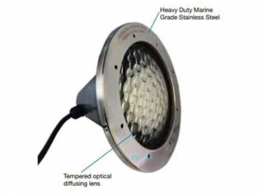 J&J Electronics Incandescent Inground Pool Light Fixture | 400W 120V 50' Cord | TPL-P120-400-50 25024 4 J&J Electronics Incandescent Inground Pool Light Fixture | 400W 120V 50' Cord | TPL-P120-400-50 25024 - Image 2