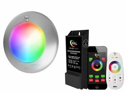 PAL Lighitng Evenglow Multi-Color LED Spa Light & Transformer Kit | 7W 12V 80' Cord With Plug | 55W 12VDC Transformer | 64-EGM-80-42-PCR-2DW-60-E 3 PAL Lighitng Evenglow Multi-Color LED Spa Light & Transformer Kit | 7W 12V 80' Cord With Plug | 55W 12VDC Transformer | 64-EGM-80-42-PCR-2DW-60-E