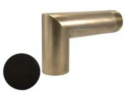 Black Oak Foundry 1.5" Deco 90 Degree Downspout | Oil Rubbed Bronze Finish | S931-ORB