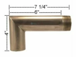 Black Oak Foundry 1.5" Deco 90 Degree Downspout | Oil Rubbed Bronze Finish | S931-ORB -Hayward Shop 181637 0 2020107123059