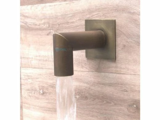 Black Oak Foundry 1.5" Deco 90 Degree Downspout With Square Backplate | Oil Rubbed Bronze Finish | S943-ORB 5 Black Oak Foundry 1.5" Deco 90 Degree Downspout With Square Backplate | Oil Rubbed Bronze Finish | S943-ORB - Image 3