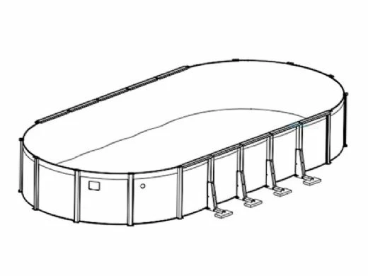 Chesapeake 10' X 15' Oval Above Ground Pool | Basic Package 54" Wall | 182218 10 Chesapeake 10' X 15' Oval Above Ground Pool | Basic Package 54" Wall | 182218 - Image 8