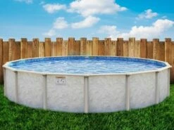 Pristine Bay 21' Round Above Ground Pool | Basic Package 52" Wall | 182247