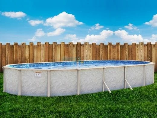 Pristine Bay 12' X 24' Oval Above Ground Pool | Basic Package 52" Wall | 182250 3 Pristine Bay 12' X 24' Oval Above Ground Pool | Basic Package 52" Wall | 182250