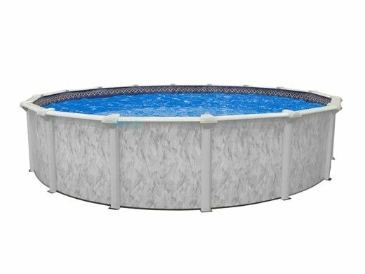 St. Kitts 15' Round 54" Above Ground Pool With 8" Resin Top Rails | NB19715 8 St. Kitts 15' Round 54" Above Ground Pool With 8" Resin Top Rails | NB19715 - Image 6