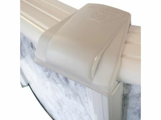 St. Kitts 15' Round 54" Above Ground Pool With 8" Resin Top Rails | NB19715 6 St. Kitts 15' Round 54" Above Ground Pool With 8" Resin Top Rails | NB19715 - Image 4