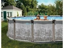 Regency LX 27' Round Resin Hybrid Above Ground Pool | Basic Package 54" Wall | 182438 -Hayward Shop 182438 0 2021210125931