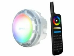 PAL Lighting Evenglow LED Multi-Color Pool & Spa Light Bulb With Remote | 8.5W 120V | 64-PAL-SRL-RGB-120