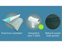 Intex Graphite Gray Panel Pools Above Ground Pool Package | 18' 8" Round X 52" Tall | 26387EH -Hayward Shop 183049 0 2021512103730