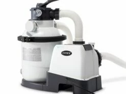 Intex Graphite Gray Panel Pools Above Ground Pool Package | 18' 8" Round X 52" Tall | 26387EH -Hayward Shop 183049 0 2021512103743