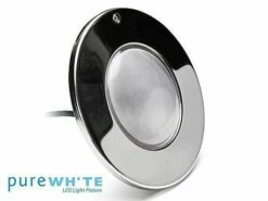 J&J Electronics PureWhite LED Pool Light LI Series | 120V Warm White Equivalent To 300W 30' Cord | LPL-F1W-120-30-P27 21200