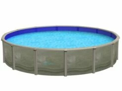 Blue Wave Trinity 18' Round Above Ground Pool | 52" Steel Wall | NB1818