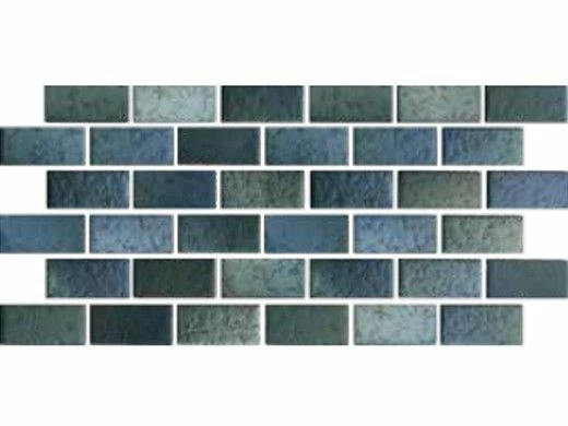 Fujiwa Tile Glasstel Mosaic Series 7/8" X 1-7/8" | Marine Matte | Glasstel-76 4 Fujiwa Tile Glasstel Mosaic Series 7/8" X 1-7/8" | Marine Matte | Glasstel-76 - Image 2