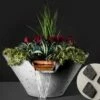 Slick Rock Concrete 29" Conical Cascade Water Bowl + Planter | Onyx | Stainless Steel Scupper | KCC29CSCSS-ONYX 1 Slick Rock Concrete 29" Conical Cascade Water Bowl + Planter | Onyx | Stainless Steel Scupper | KCC29CSCSS-ONYX -Hayward Shop 186749 0 2022102612584