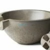 Slick Rock Concrete 24" Classic Spill Water Bowl | Coal Gray | No Liner | KSPC2412NL-COALGRAY