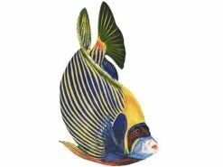 Porcelain Mosaic Reef Fish | Emporer Angelfish | PORC-EF5-8