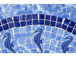 Porcelain Mosaic Orange Seahorse | 4" X 9" | PORC-SH17OR-9 6 Porcelain Mosaic Orange Seahorse | 4" X 9" | PORC-SH17OR-9 -Hayward Shop 21729 0 201846113350